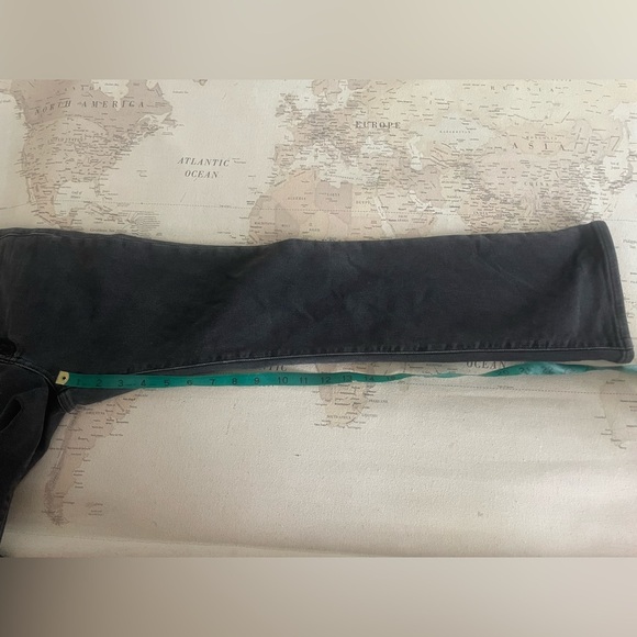 Madewell Cali Demi-Boot Jeans Size 25 Dark Gray Denim - Picture 14 of 14